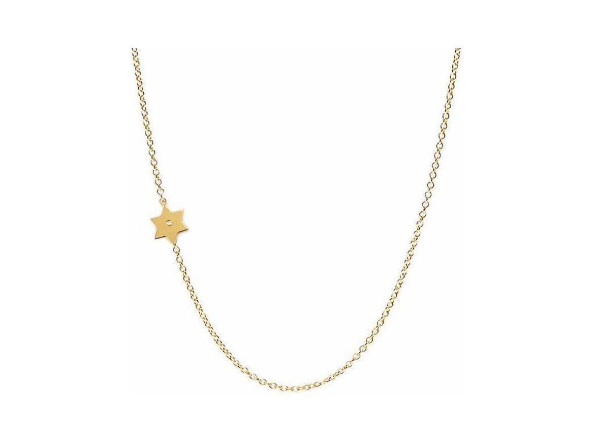Star of David Necklace - Classic Necklace - With Diamond