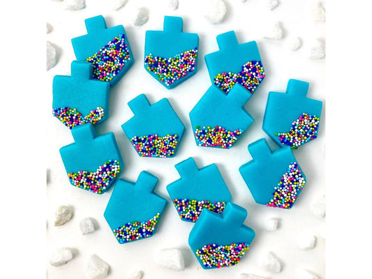 Marzipan Sprinkle Dreidel Tiles