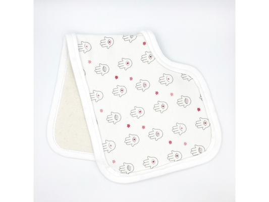 Hamsa Burp Cloth