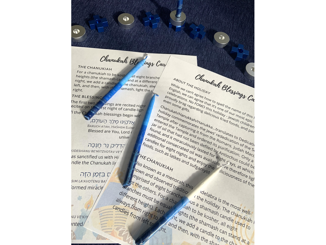 Hanukkah Blessings Cards - Digital Download