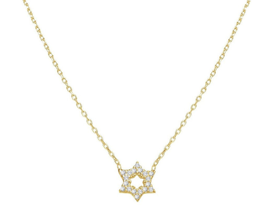 Sparkling Star of David Necklace / Gift Set