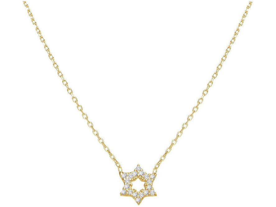 Sparkling Star of David Necklace