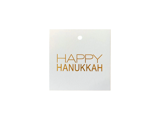 Thick Hanukkah gift tags