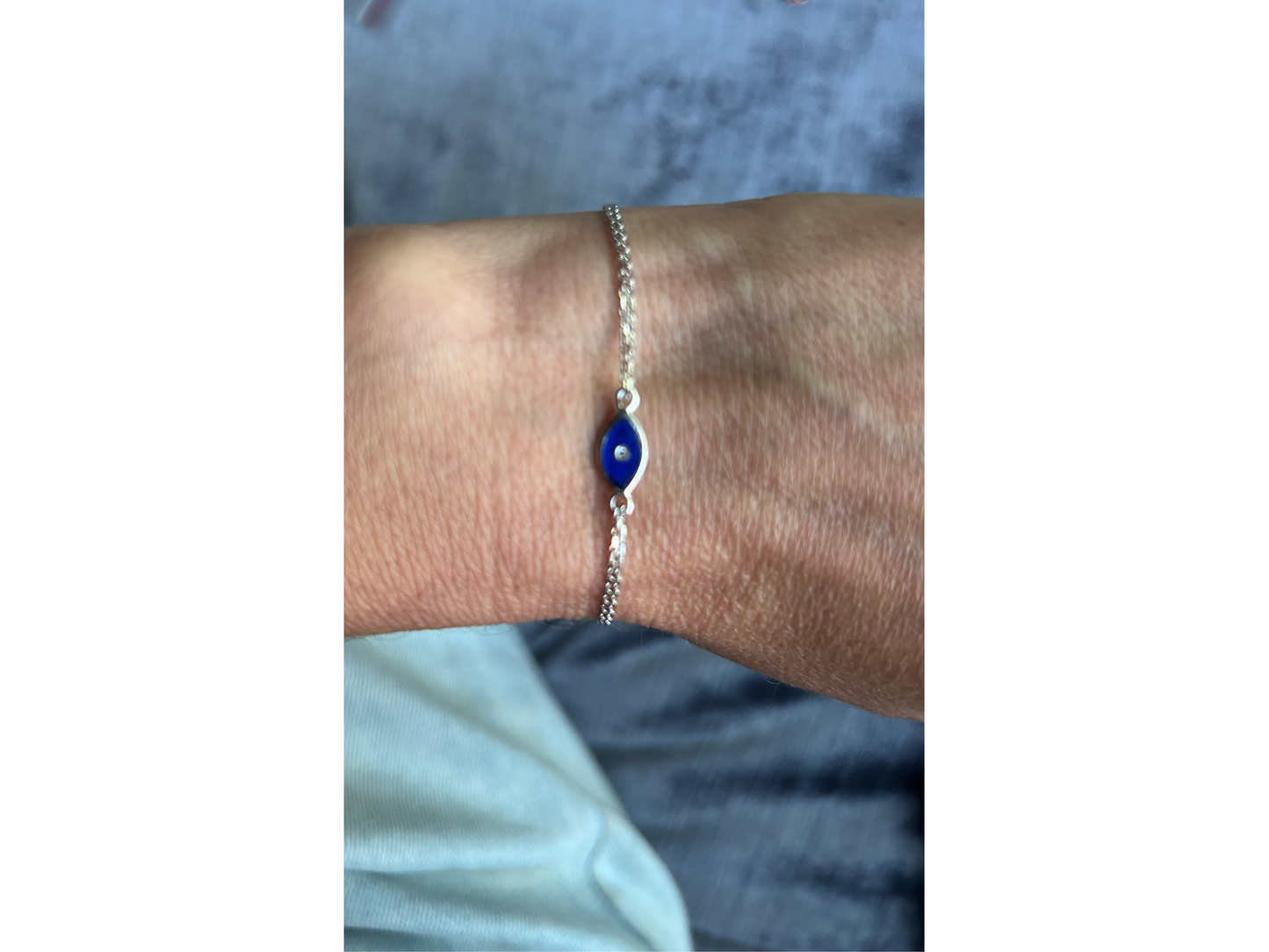 Evil eye dainty bracelet