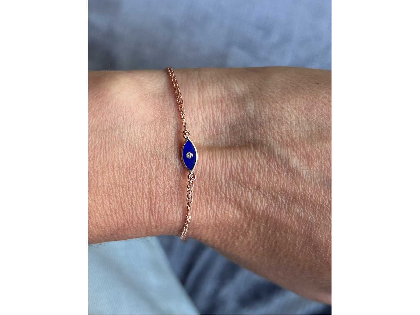 Evil eye dainty bracelet