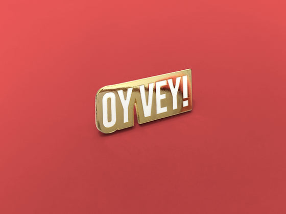 Oy Vey Enamel Pin