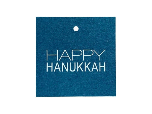 Blue Hanukkah Gift Tags