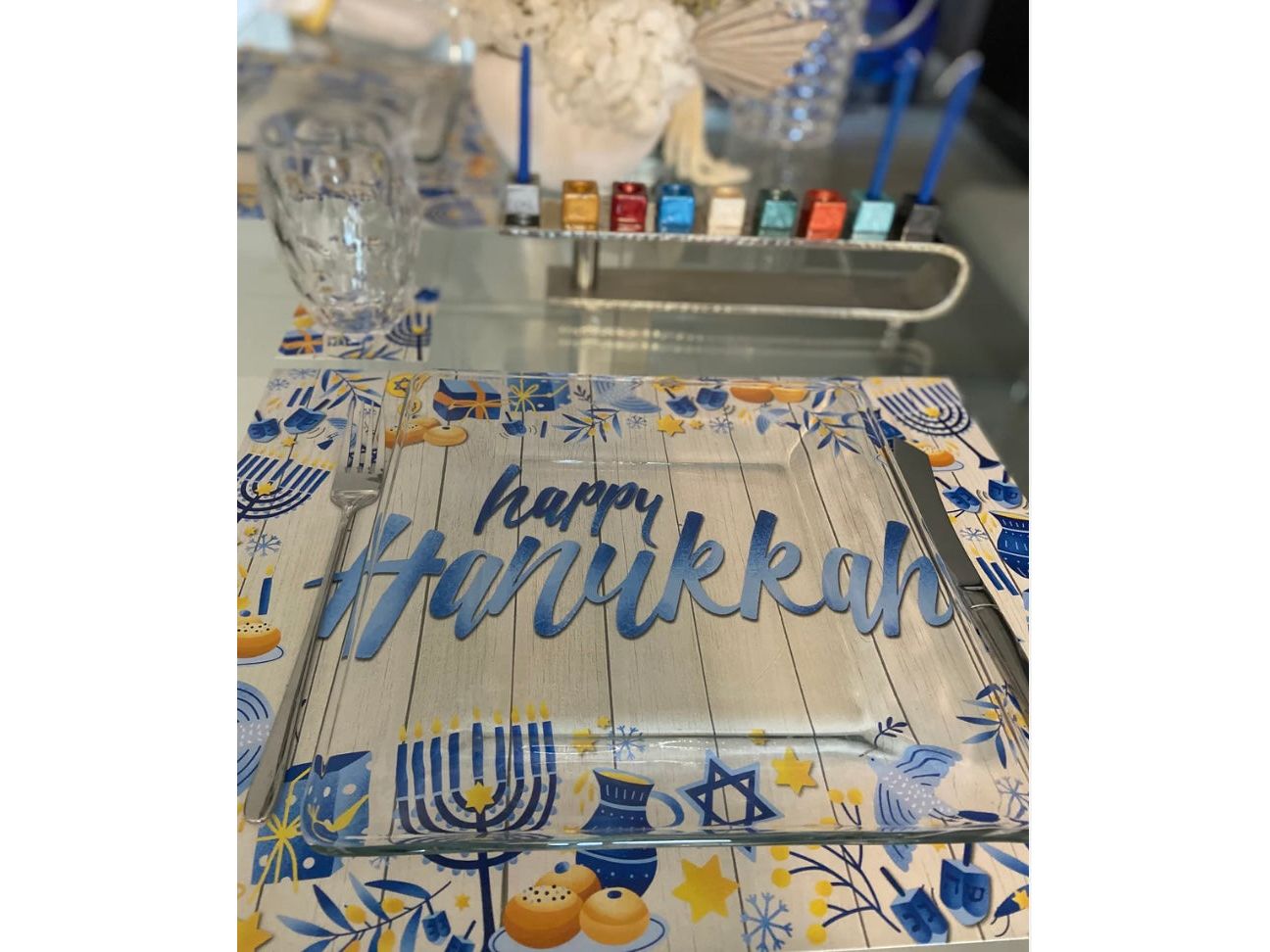 Happy Hanukkah Placemats