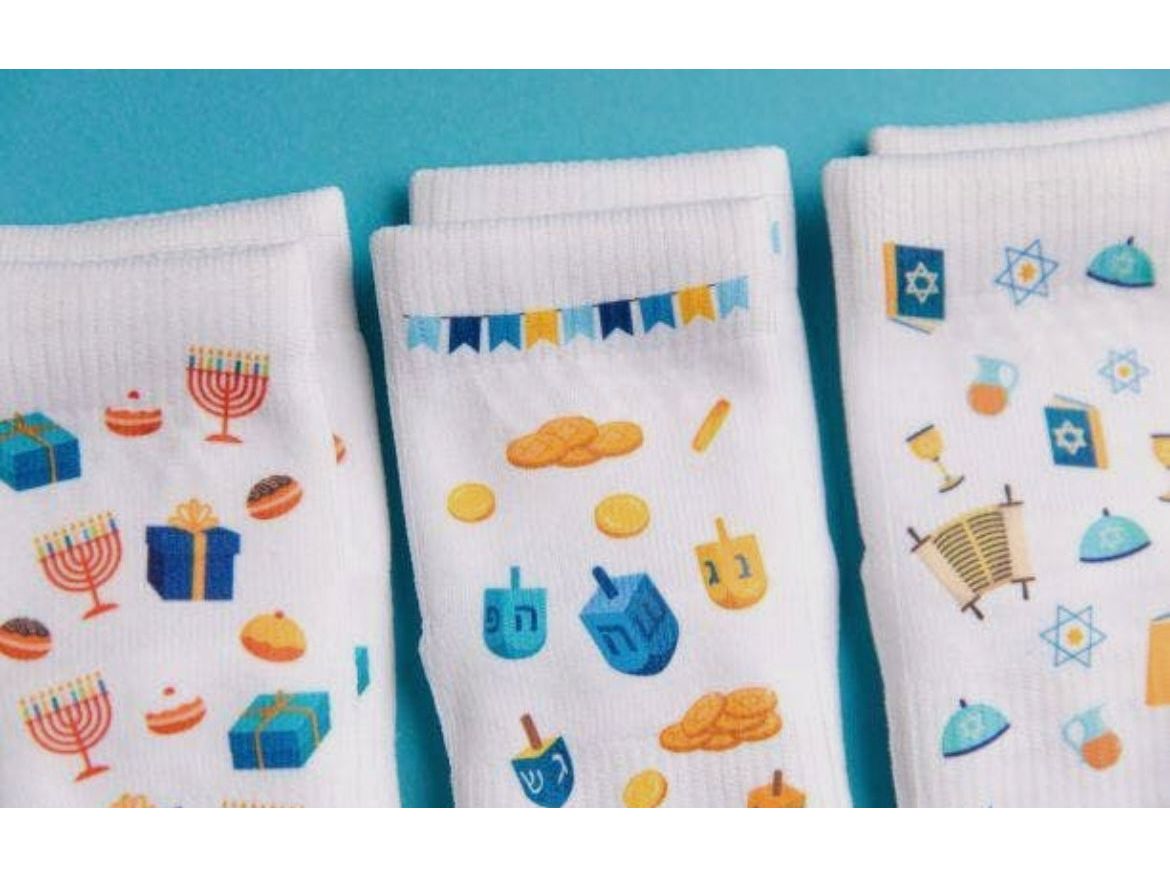 Hanukkah Baby Socks