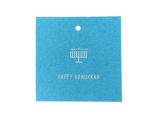 Menorah gift tags