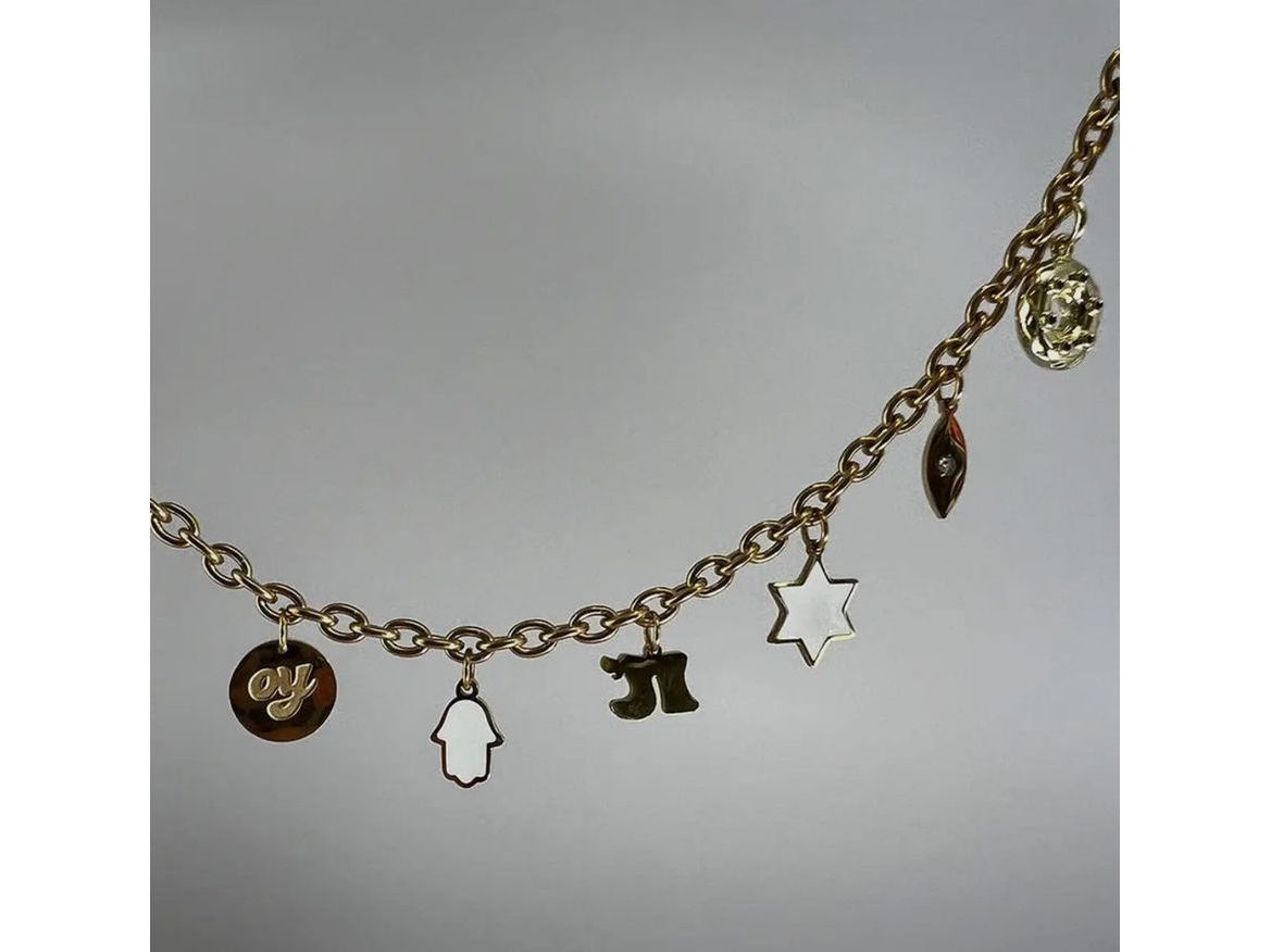 Jewish charm bracelet