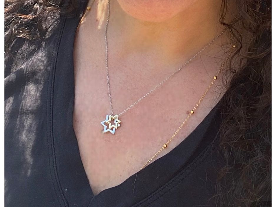 Double Magen David Necklace