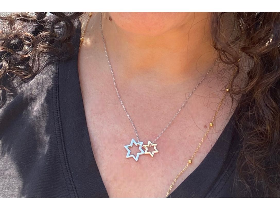 Double Magen David Necklace