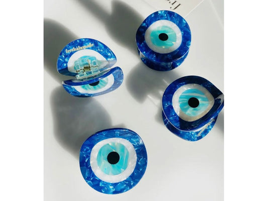 Evil Eye Claw Hair Clip