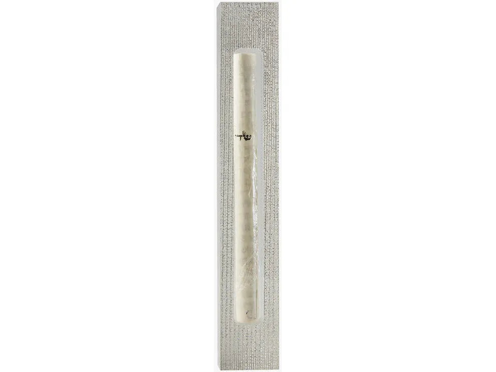 Large acrylic mezuzah silver