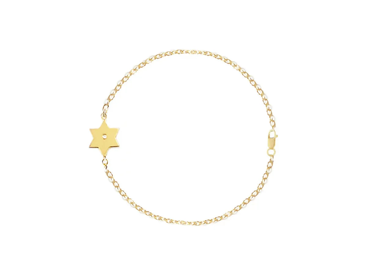 Star of David Diamond Bracelet/Anklet