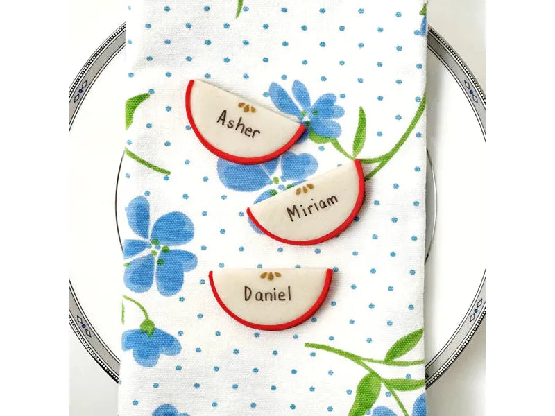 Rosh Hashanah Personalized Marzipan Apple Slices