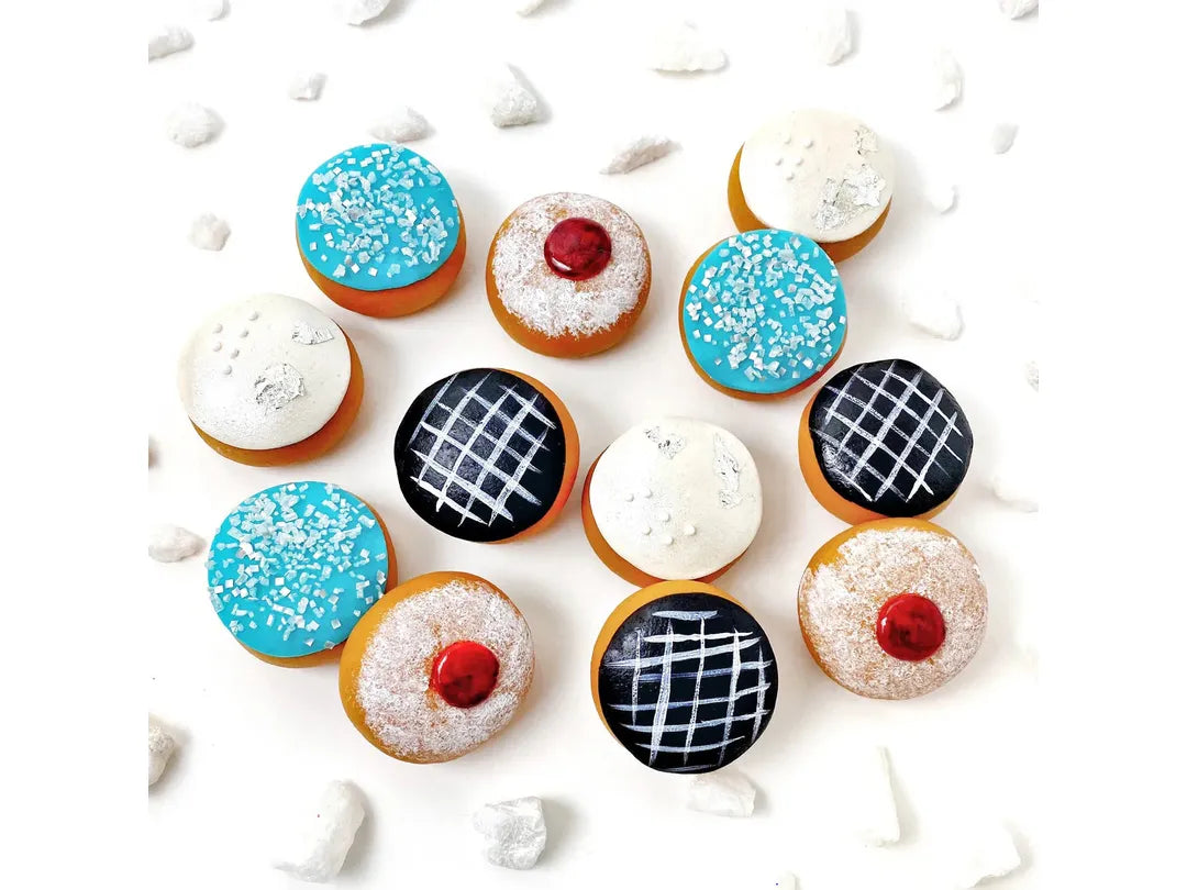 Hanukkah Sufganiyot Marzipan Donuts