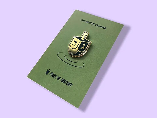 Dreidel Enamel Pin