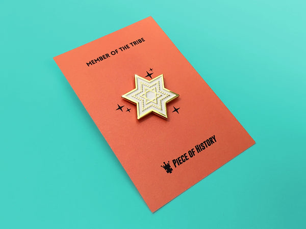 Star of David Enamel Pin