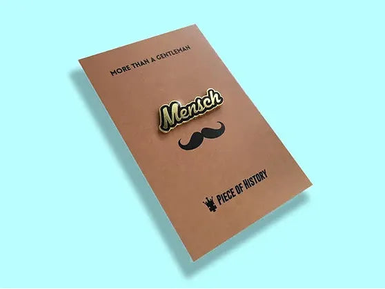 Mensch enamel pin