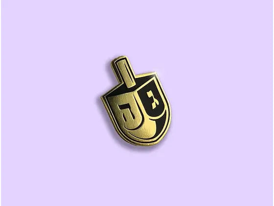 Dreidel Enamel Pin