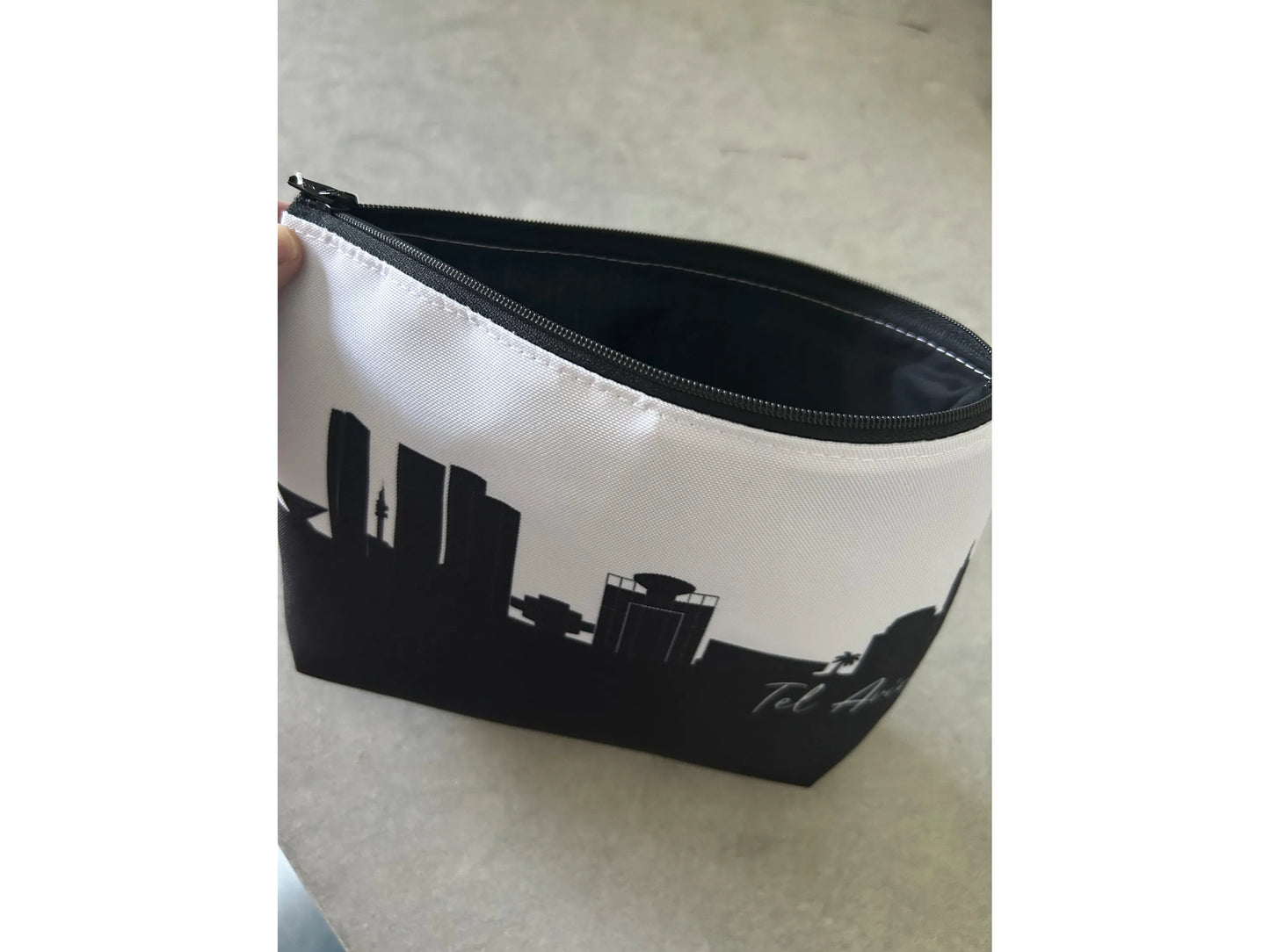 Tel Aviv / Jerusalem Skyline Toiletry Bag