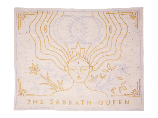 Sabbath Queen Challah Cover - Golden Sand