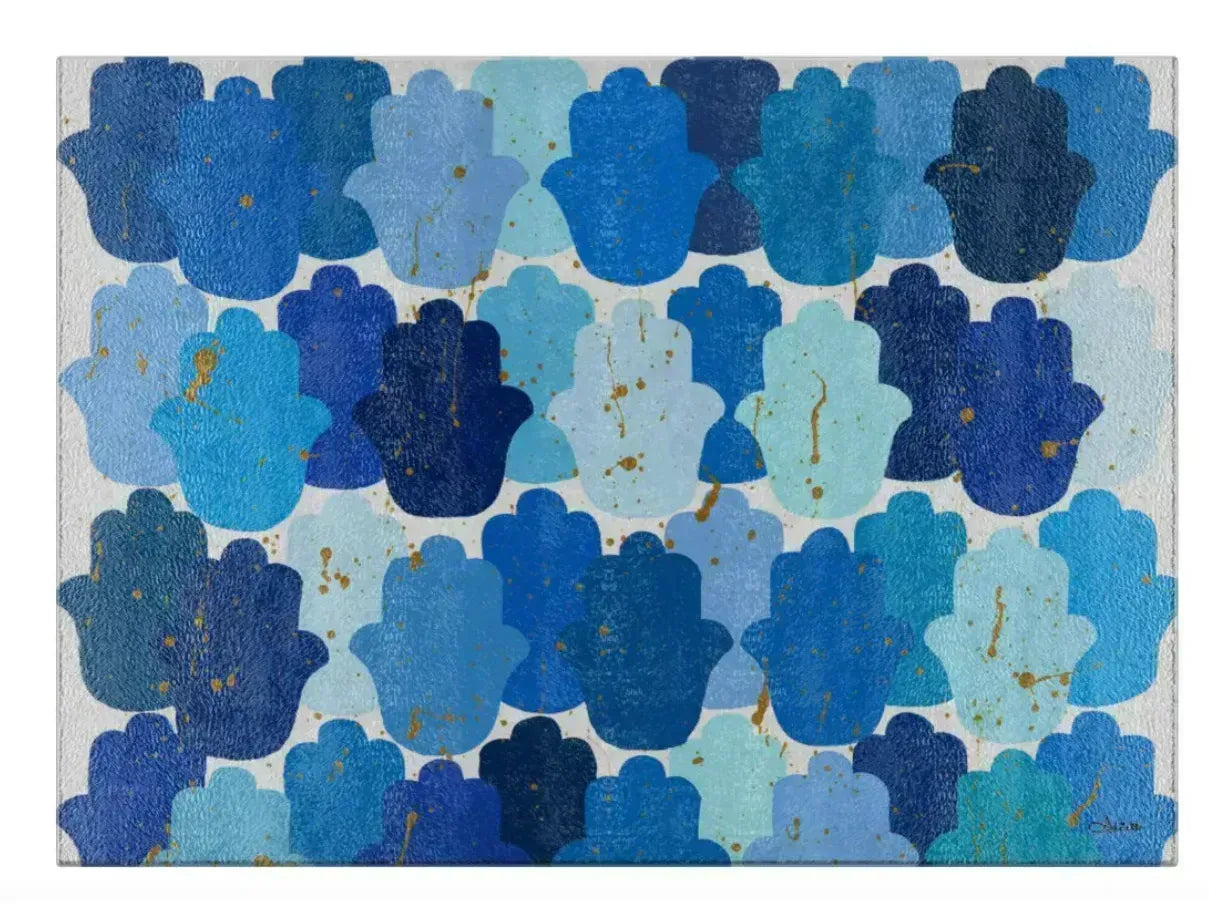 Hamsa Challah Board / Candle Drip Tray