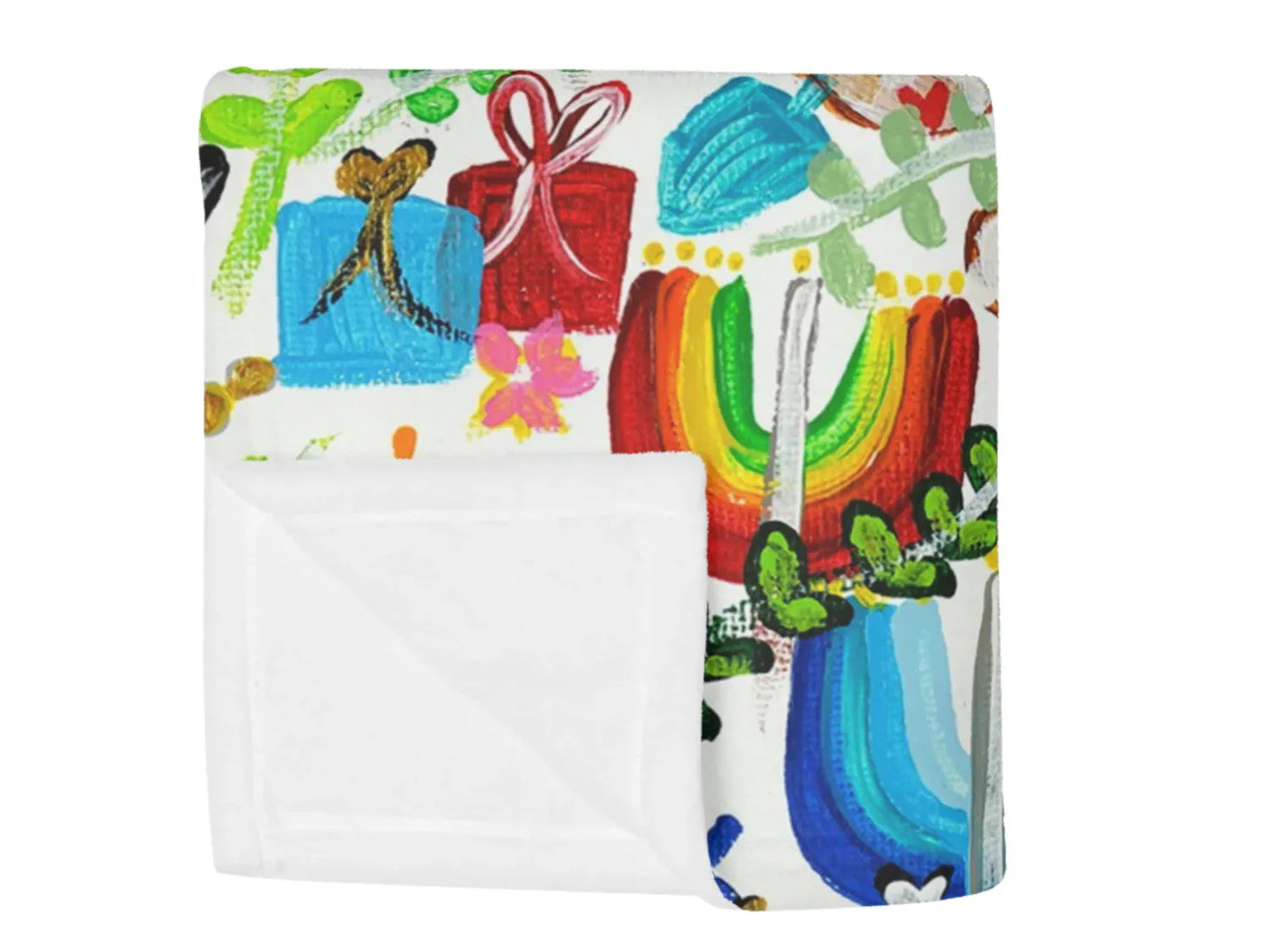 Everything Hanukkah Throw Blanket