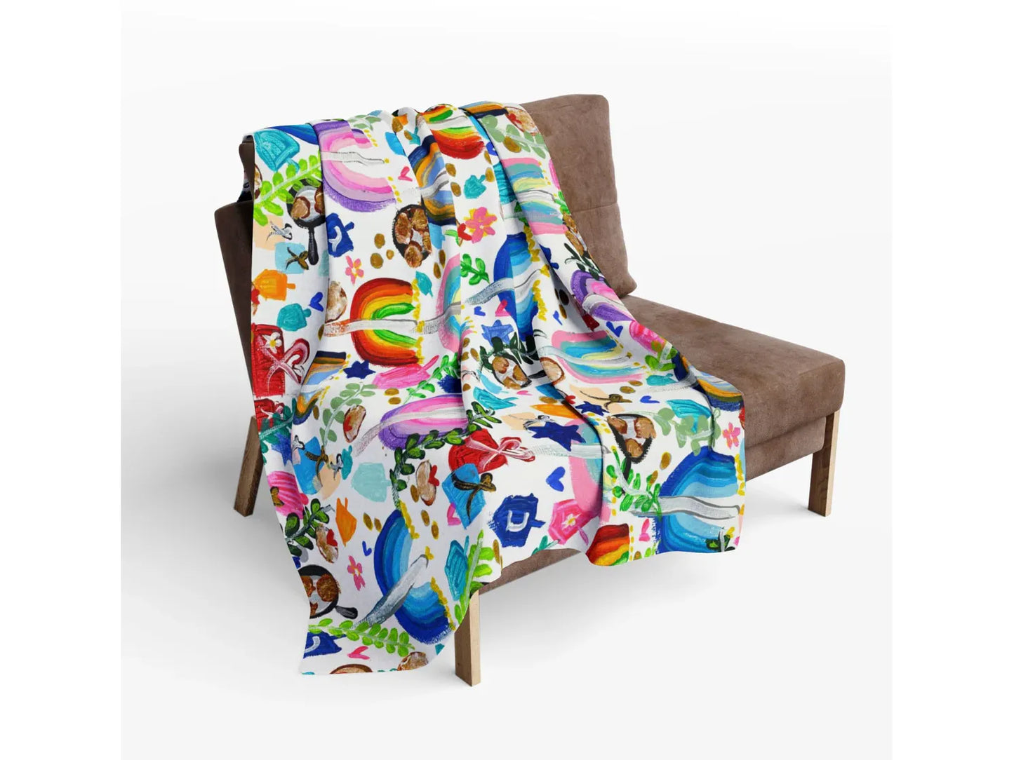 Everything Hanukkah Throw Blanket