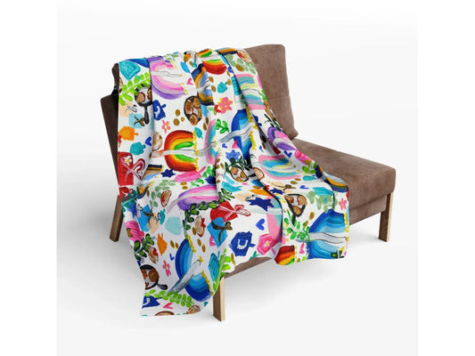 Everything Hanukkah Throw Blanket