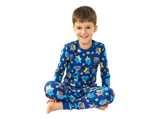 Tie Dye Hanukkah Pajamas