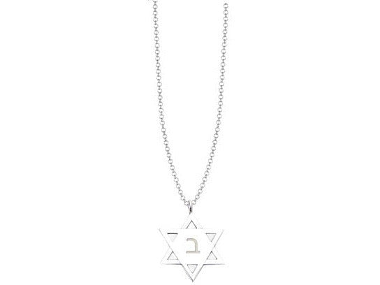 Sterling Silver Star of David Necklace