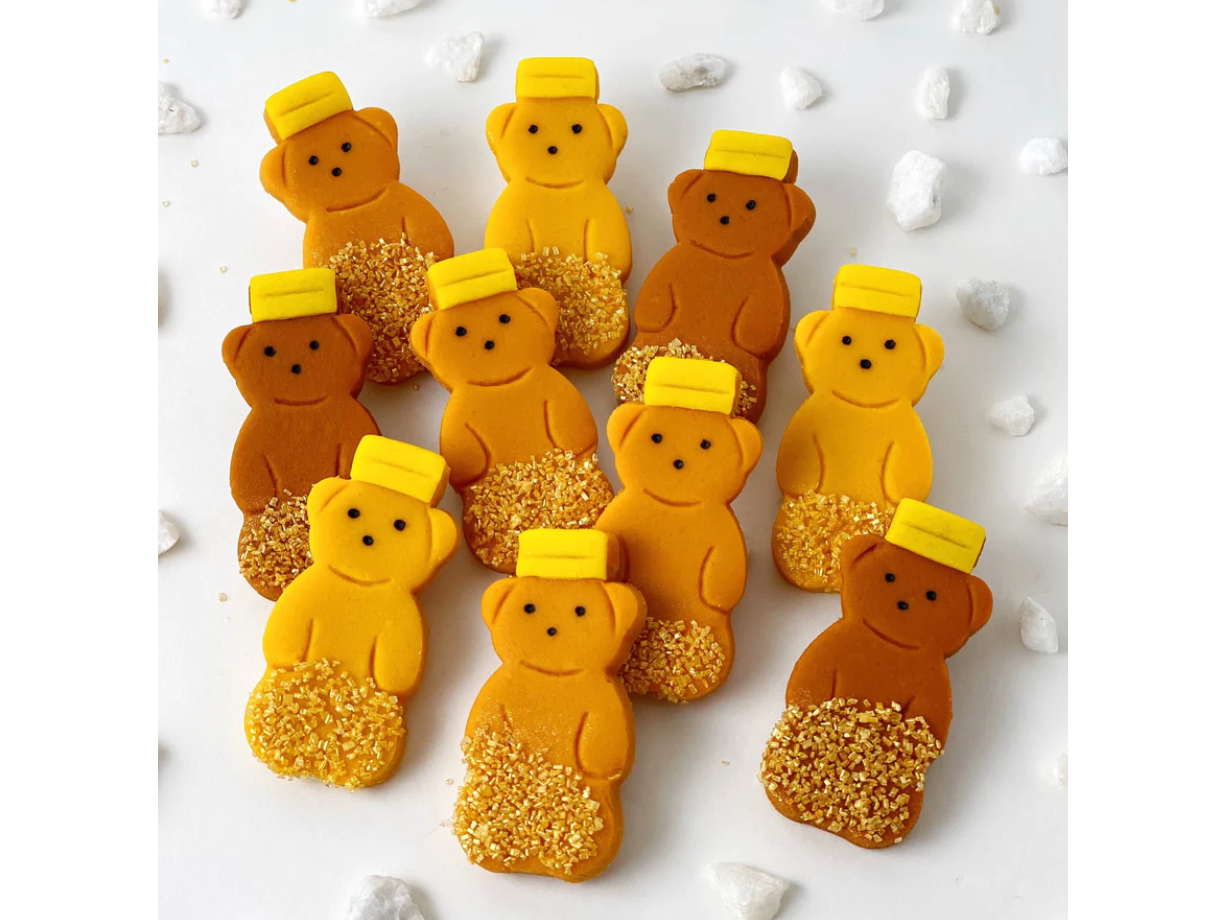 Rosh Hashanah Sprinkle Marzipan Honey Bears