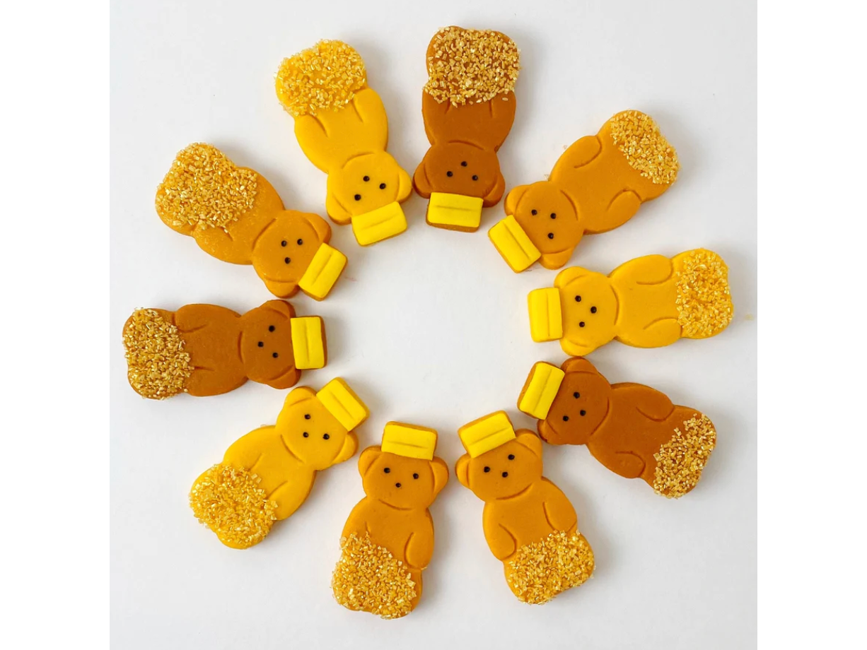 Rosh Hashanah Sprinkle Marzipan Honey Bears