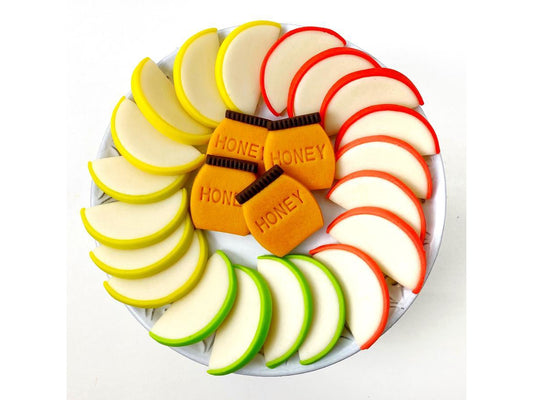 Rosh Hashanah Apples and Honey Platter
