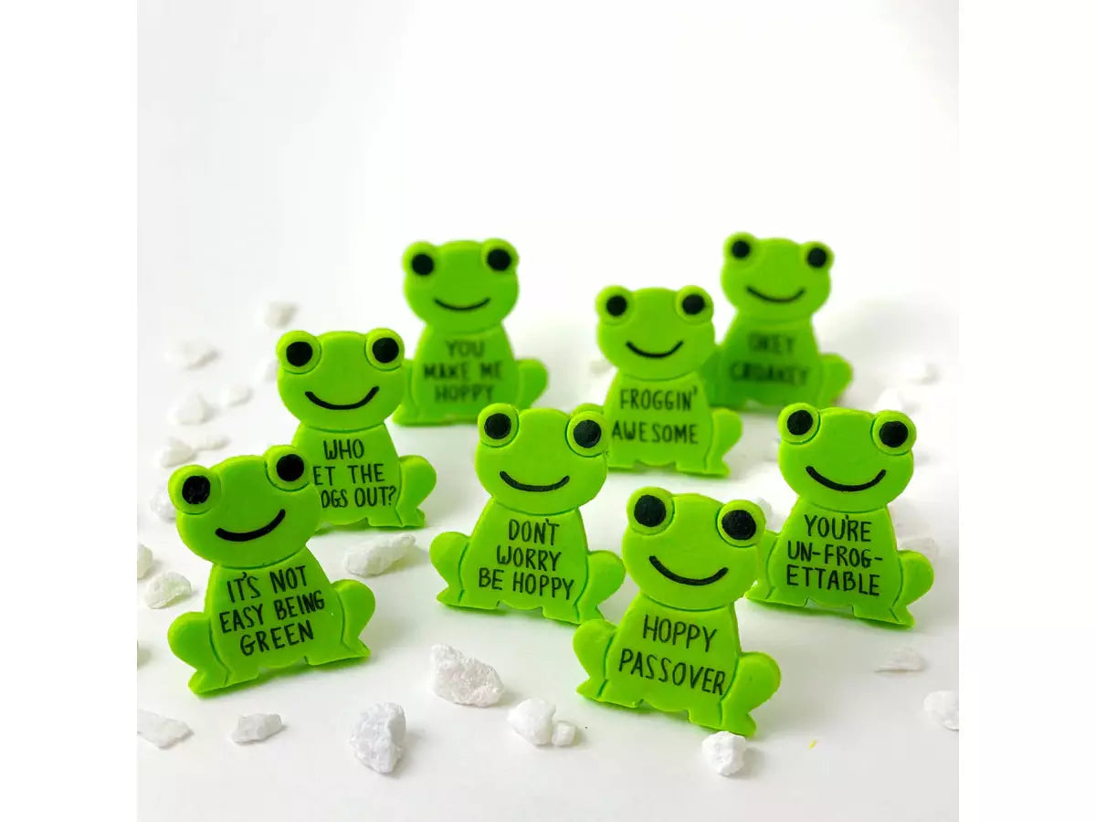 Passover Marzipan Conversation Frogs