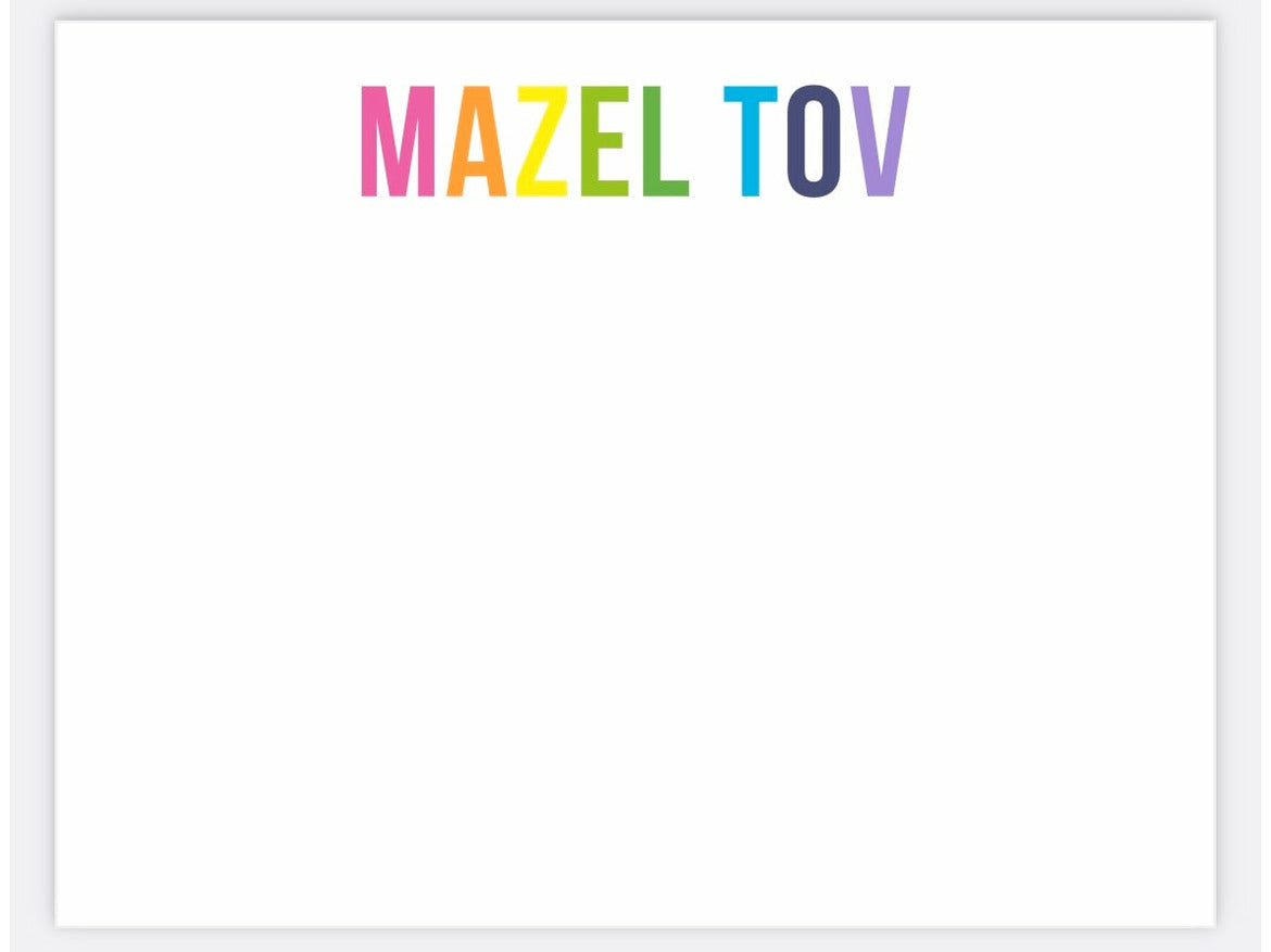 Mazel Tov Cards-Set of 10