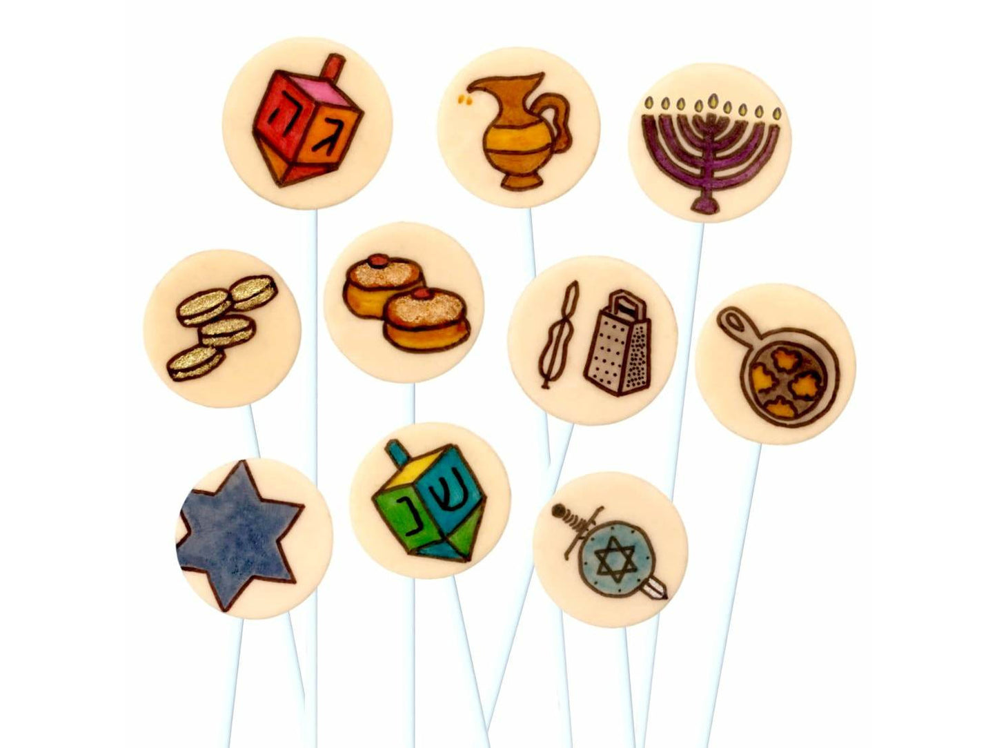 Marzipan Hanukkah Collection Pops