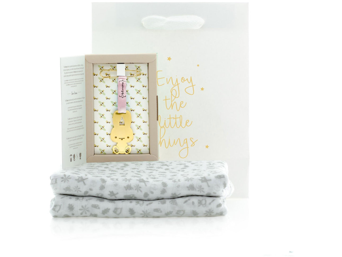 Baby Gift Set | Bunny Stroller Charm