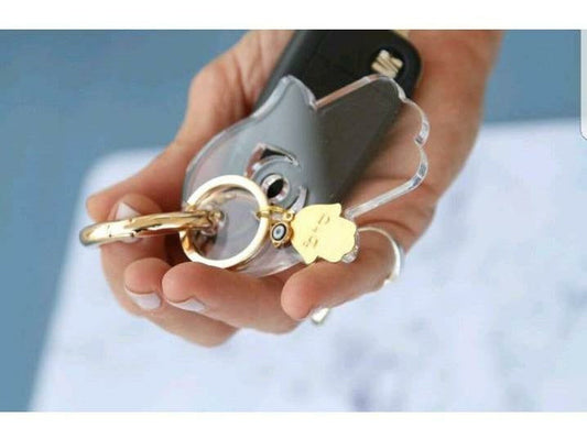Hamsa Acrylic Keychain